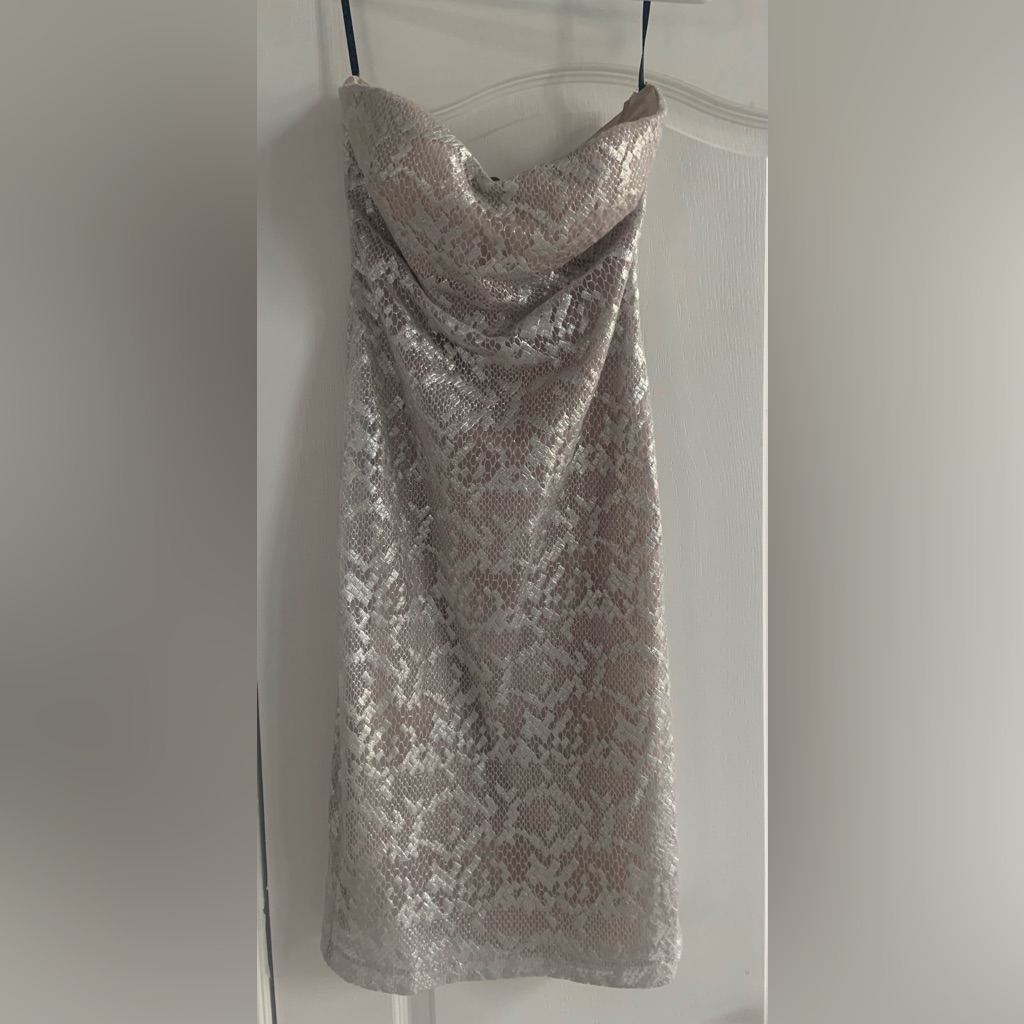 Strapless Midi Dress